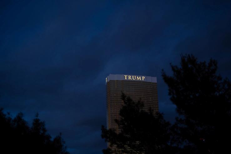 A Trump Tower is seen in Las Vegas, Nevada.