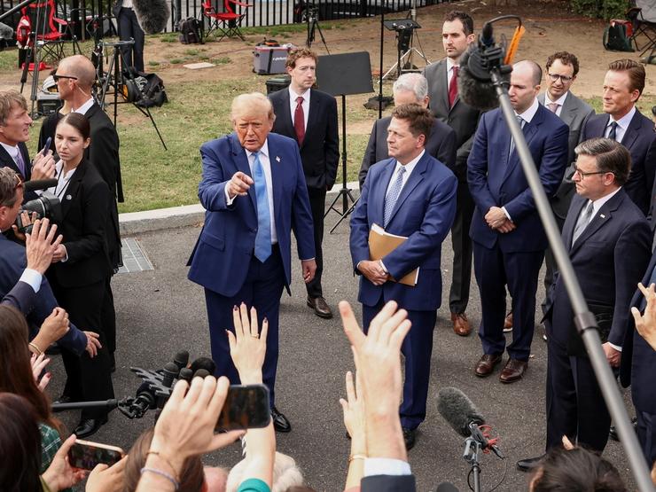 Donald Trump and tech executives