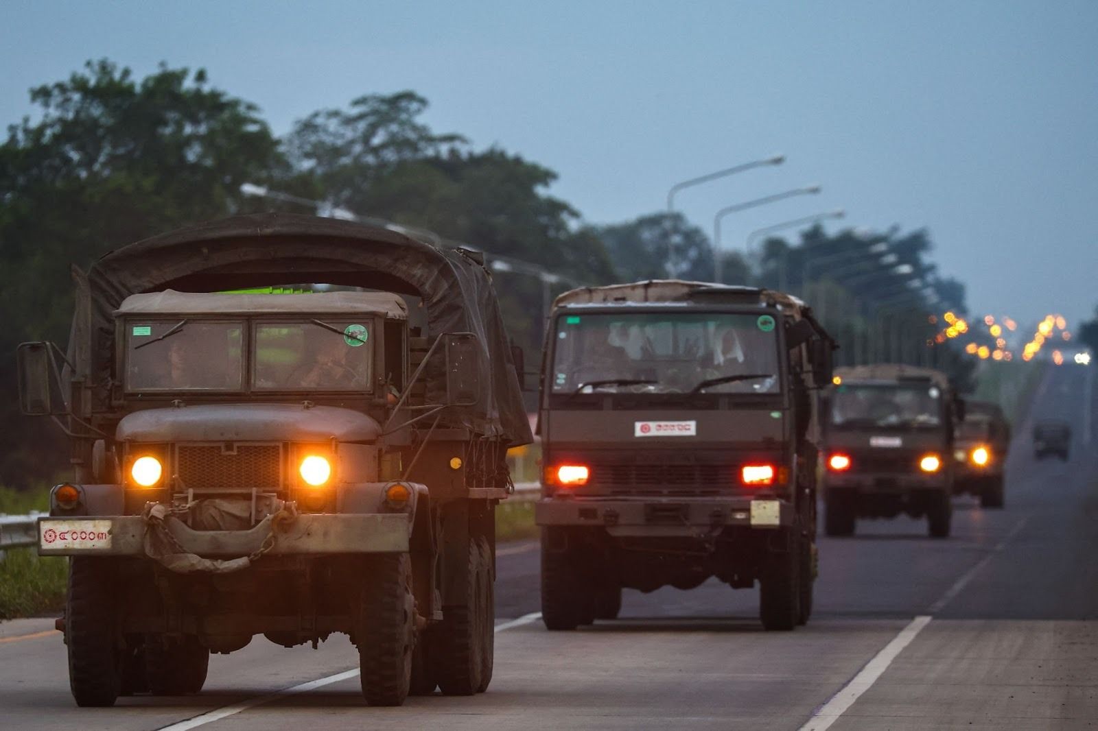 A photo of Cambodian forces. 