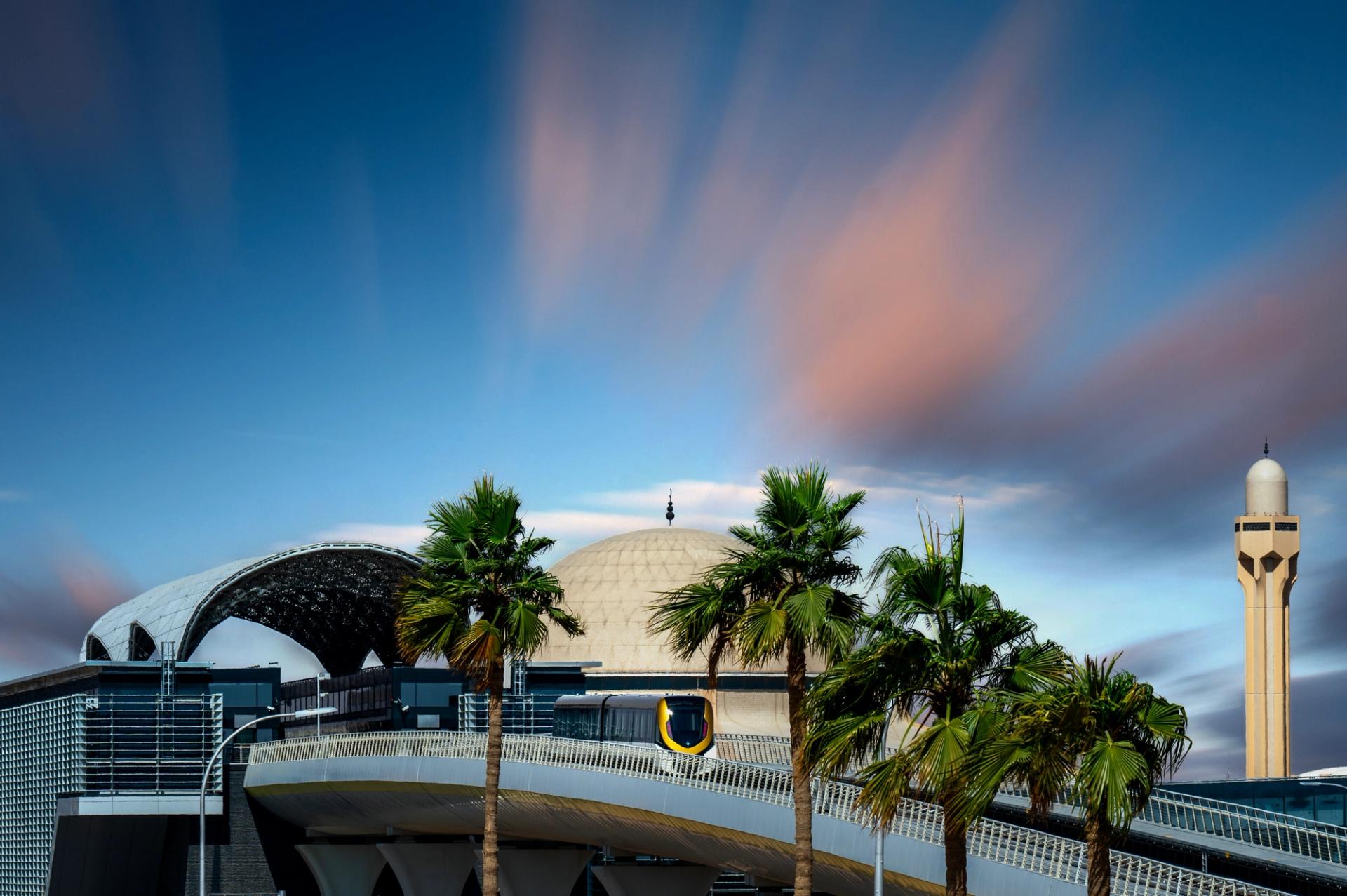 King Khaled International Airport metro station. 