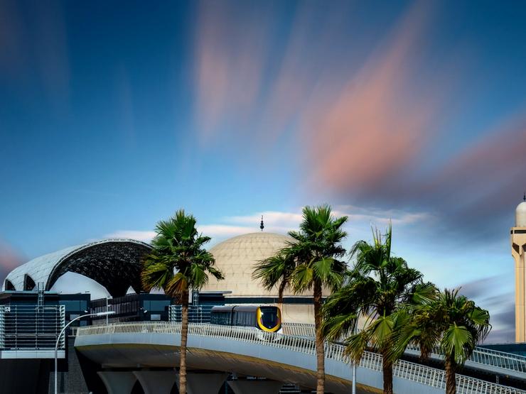 King Khaled International Airport metro station.