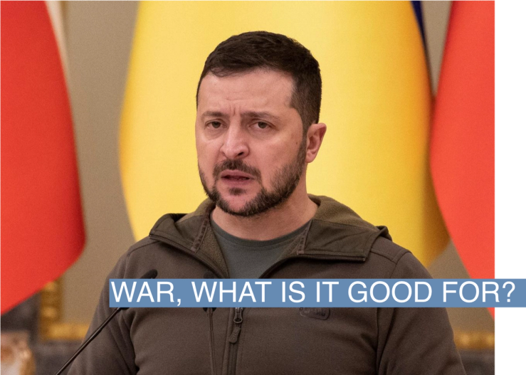 Ukrainian President Volodymyr Zelensky