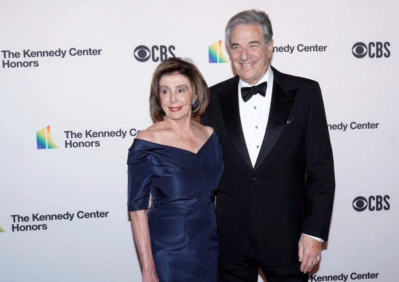 Speaker of the House Nancy Pelosi (D-CA) and her husband Paul Pelosi arrive for the 42nd Annual Kennedy Awards Honors in Washington, U.S