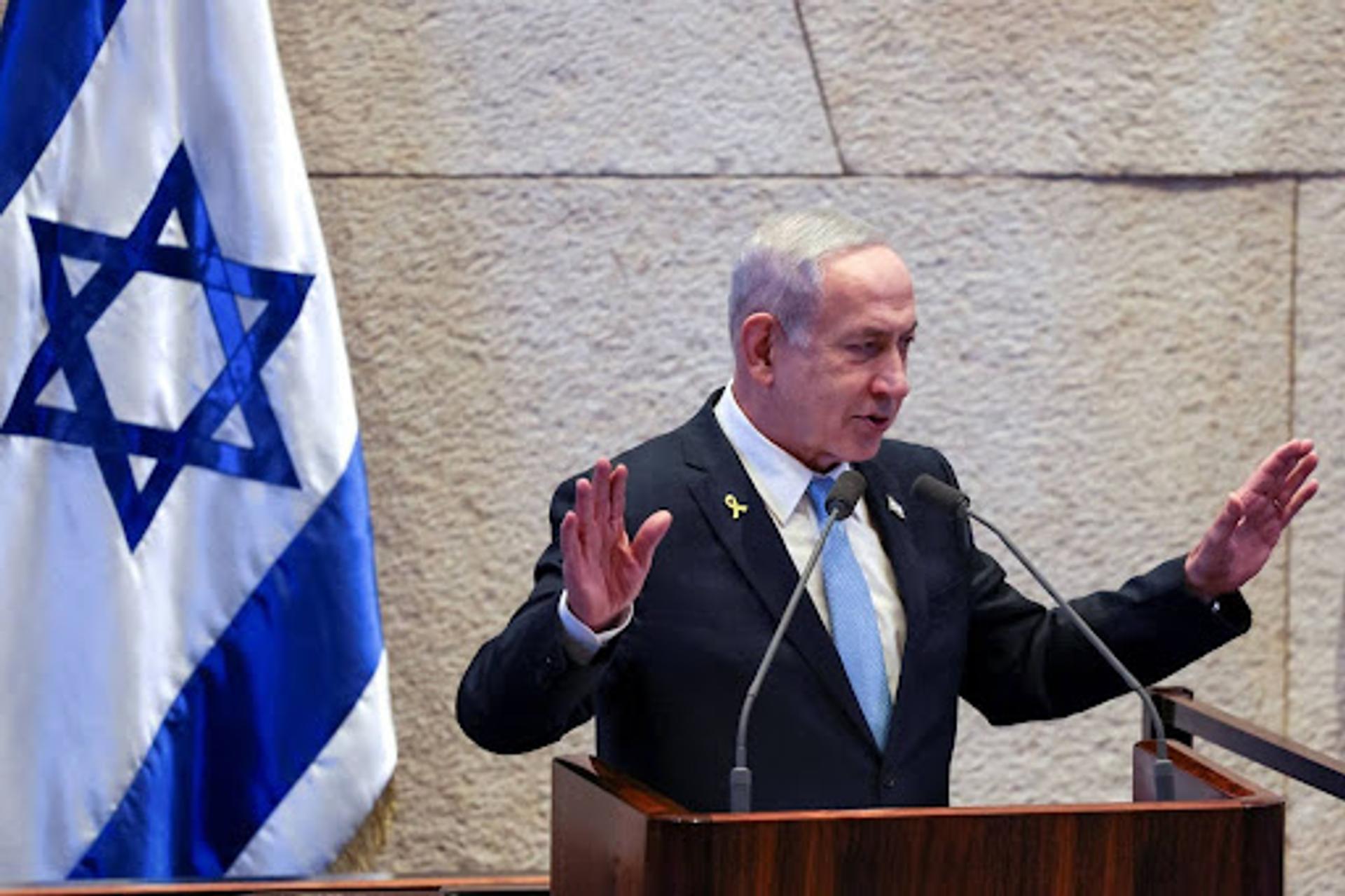 Benjamin Netanyahu. 