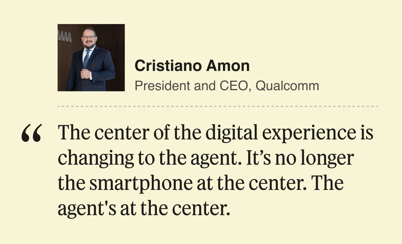 Cristiano Amon quote.