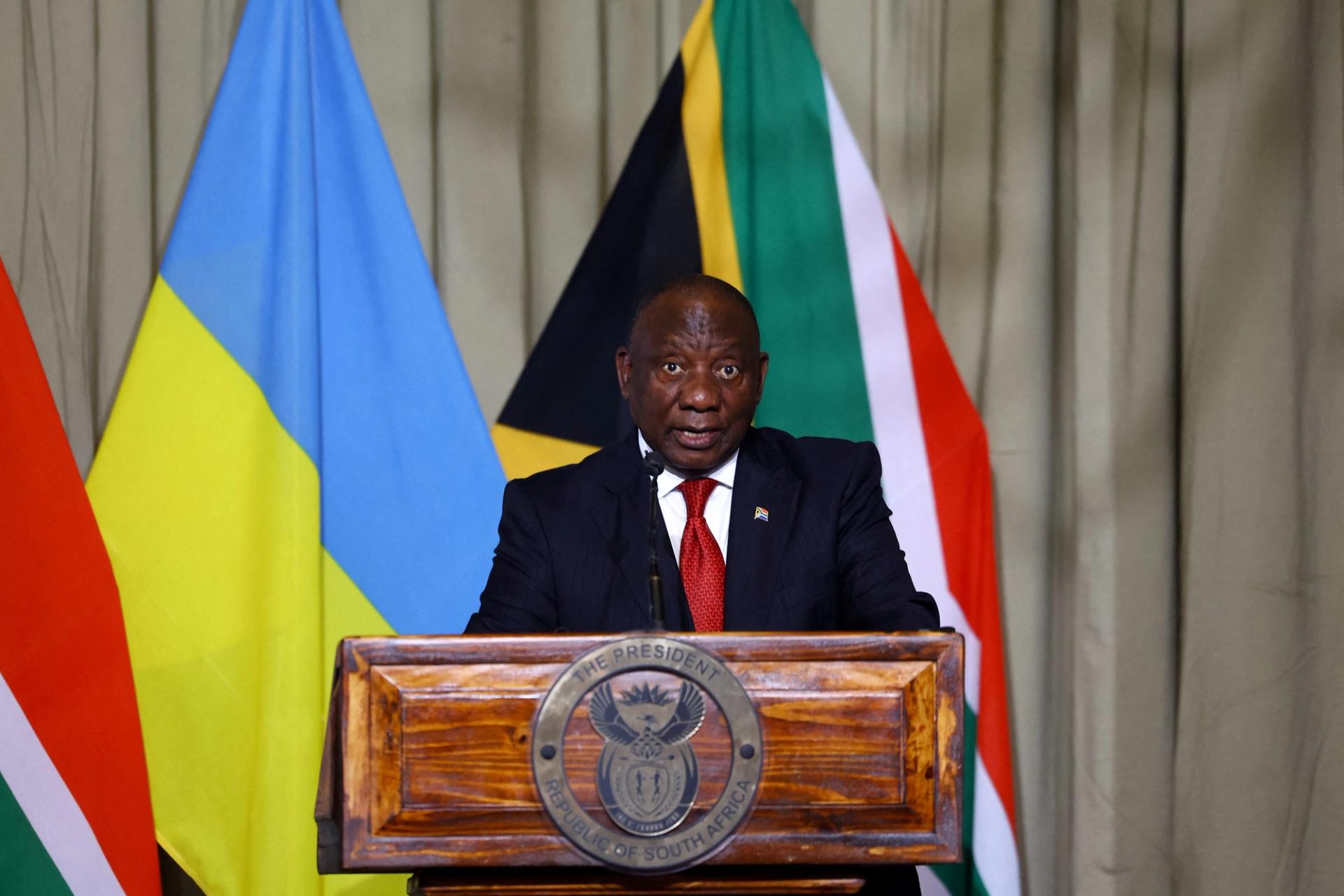 South Africa’s President Cyril Ramaphosa