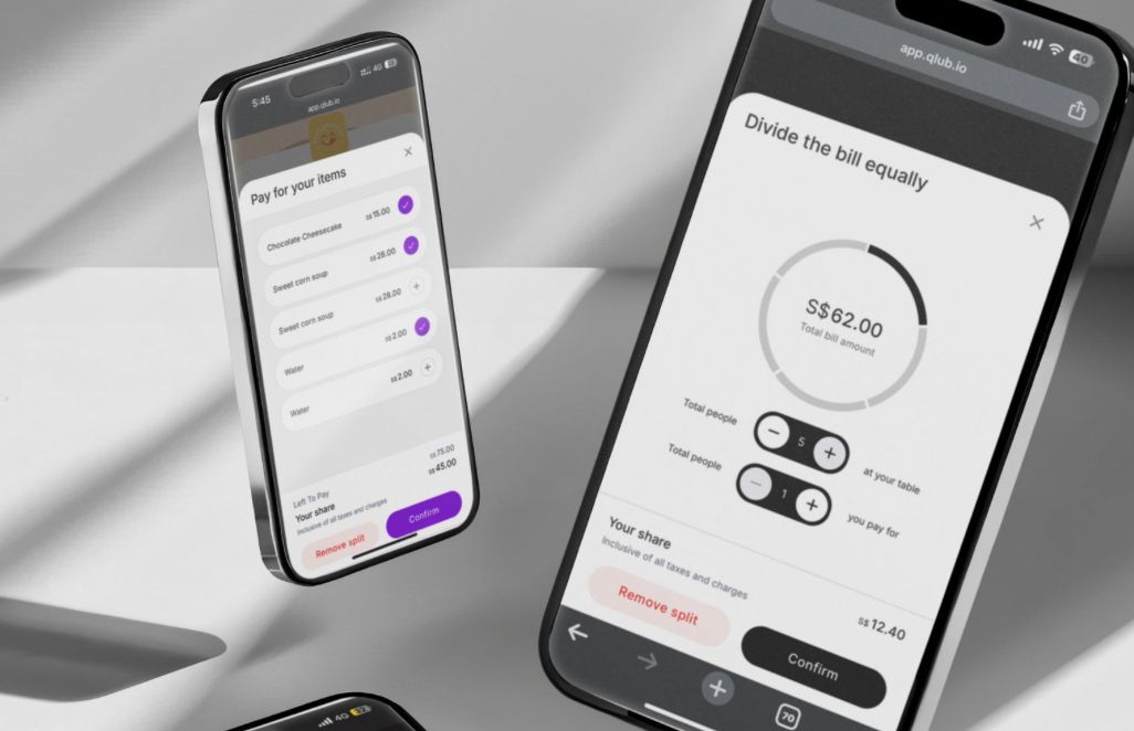 A photo showing restaurants payment platform qlub.