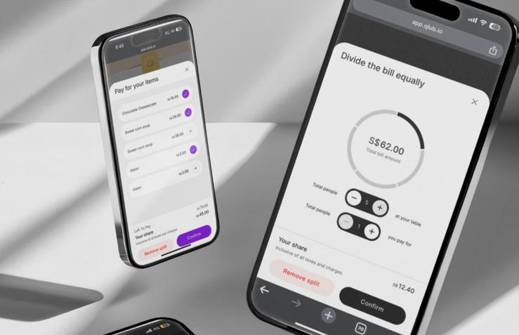 A photo showing restaurants payment platform qlub.