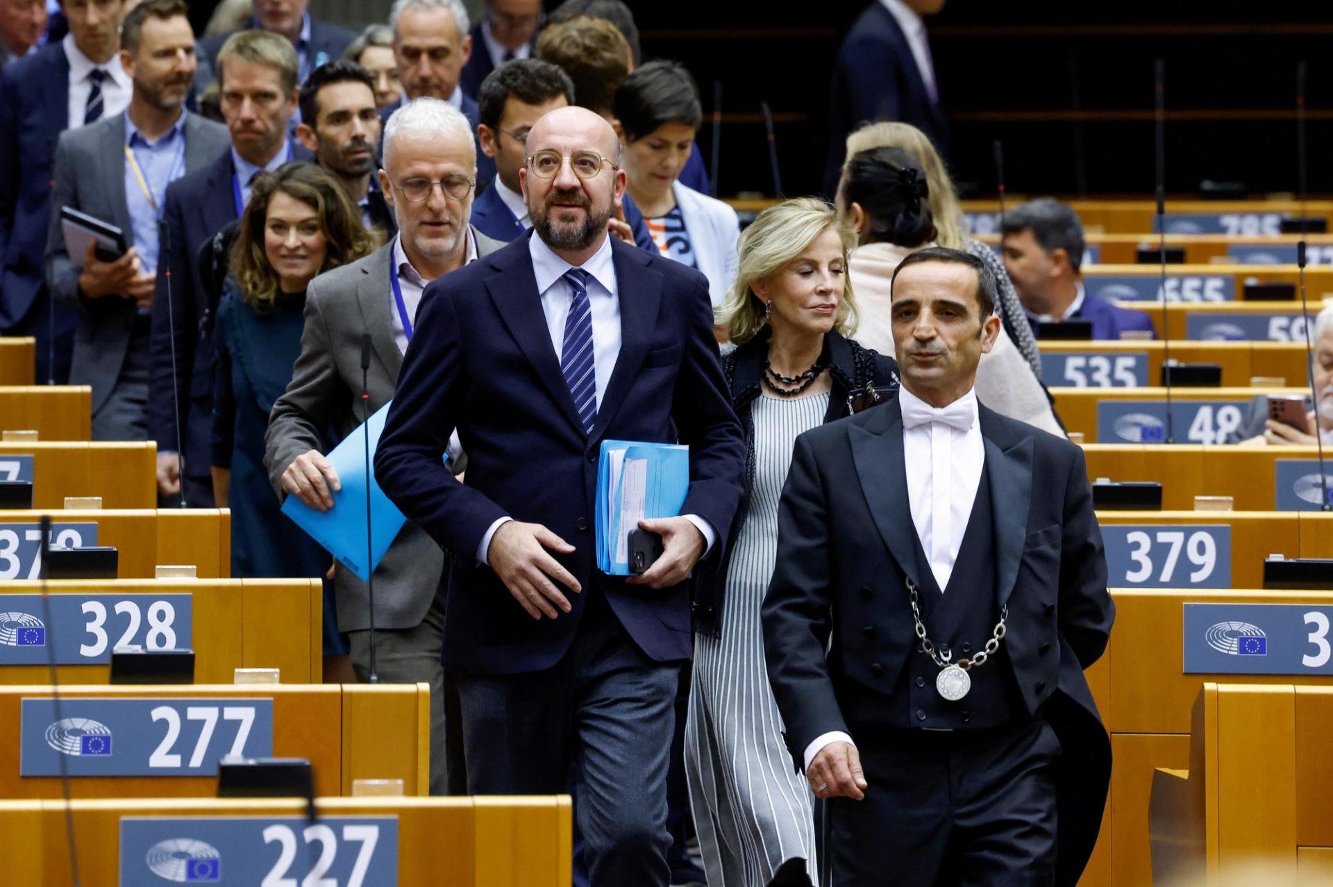 EU Parliament members.