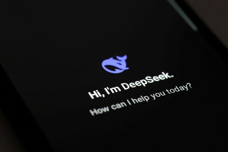 DeepSeek’s interface.