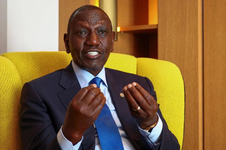 Kenyan President William Ruto.