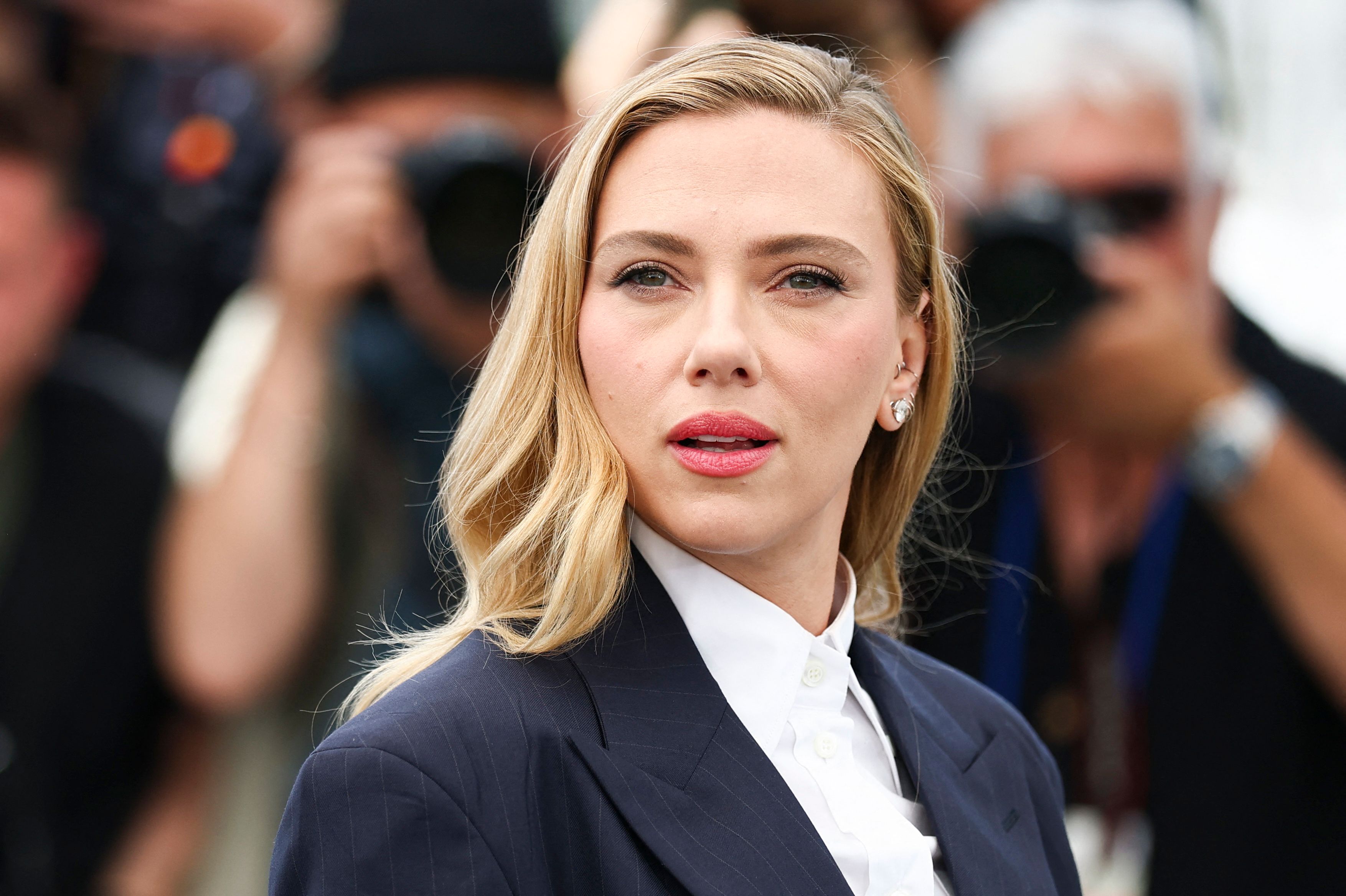 Director Scarlett Johansson at Cannes Film Festival.