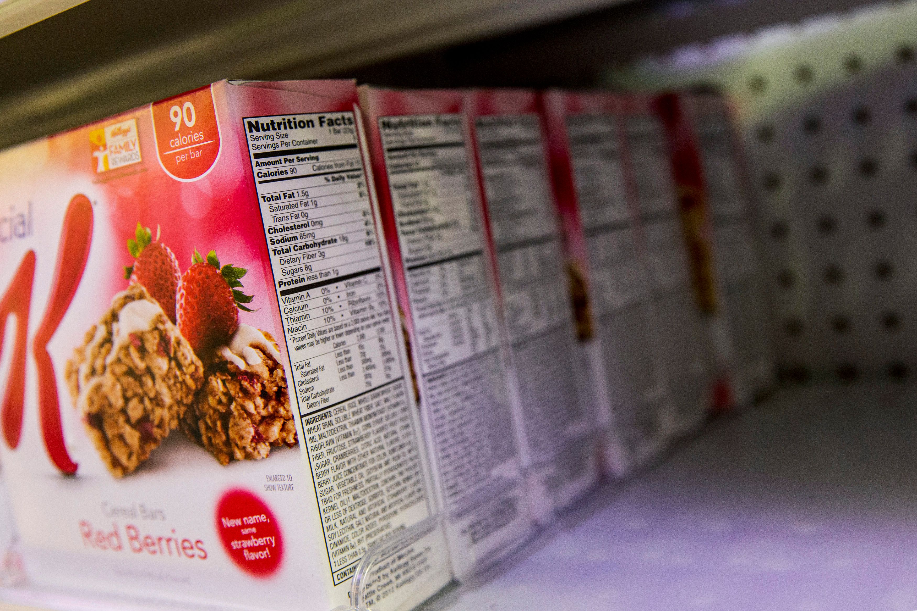 Boxes of cereal