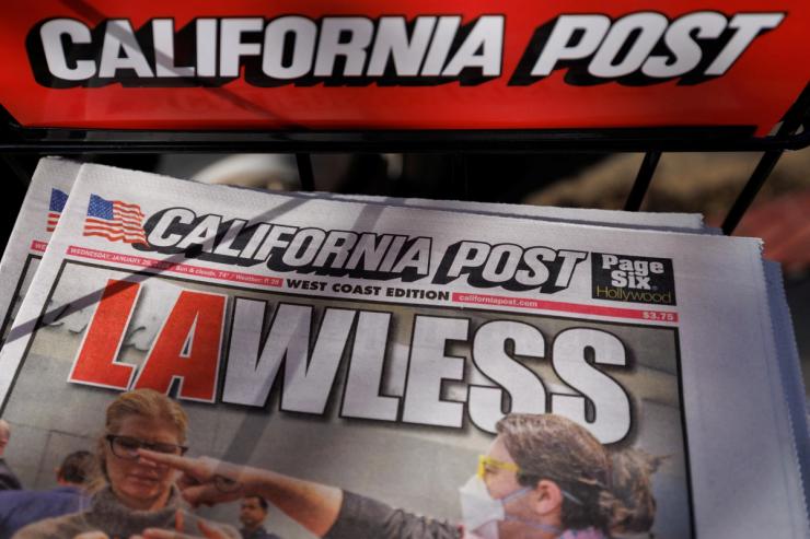 Cover of the California Post