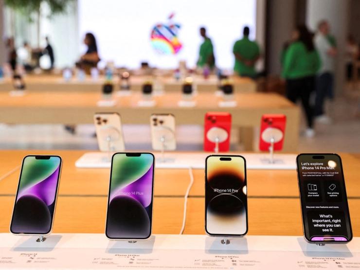 An Apple store in India