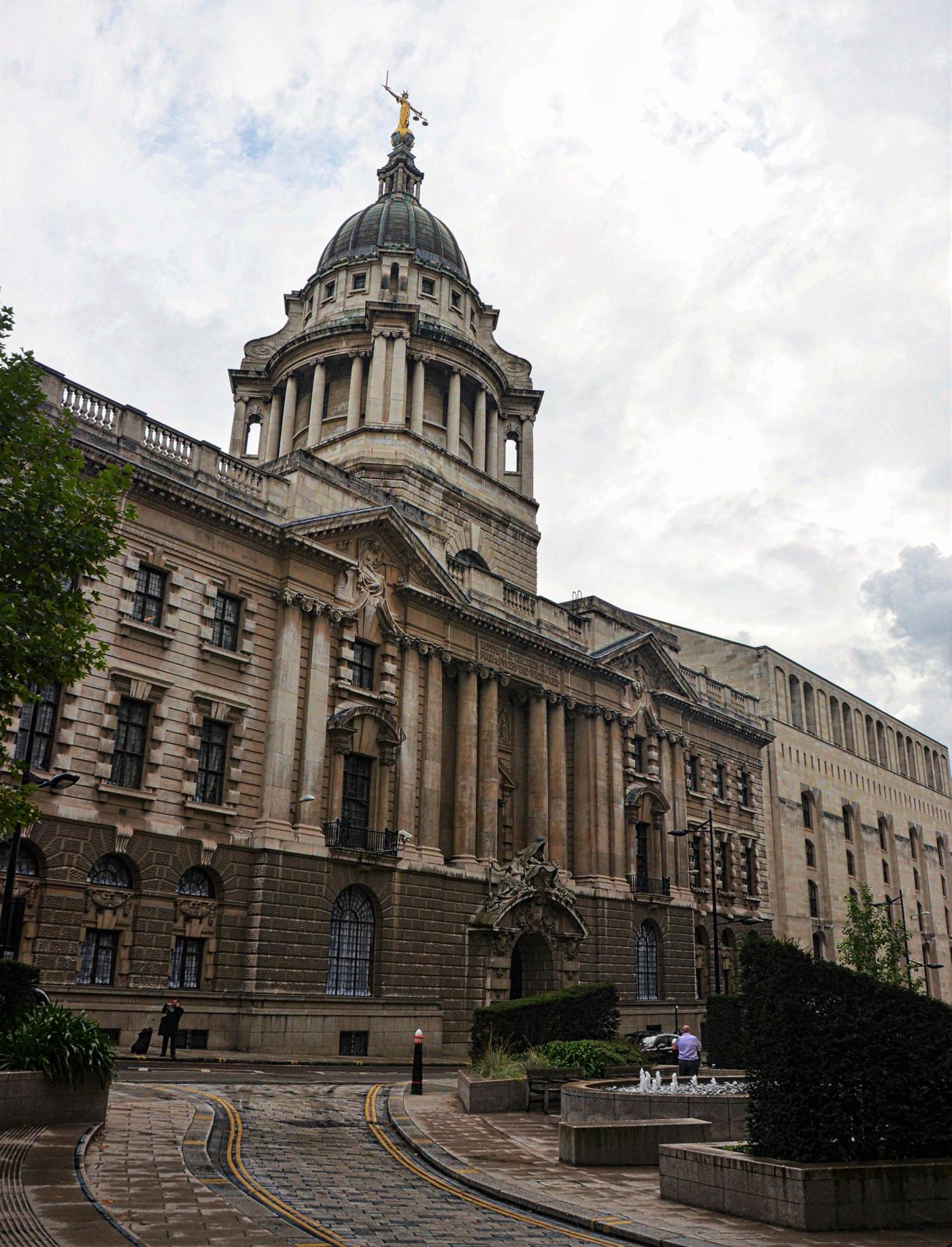 The Central Criminal Court, in the City of London.