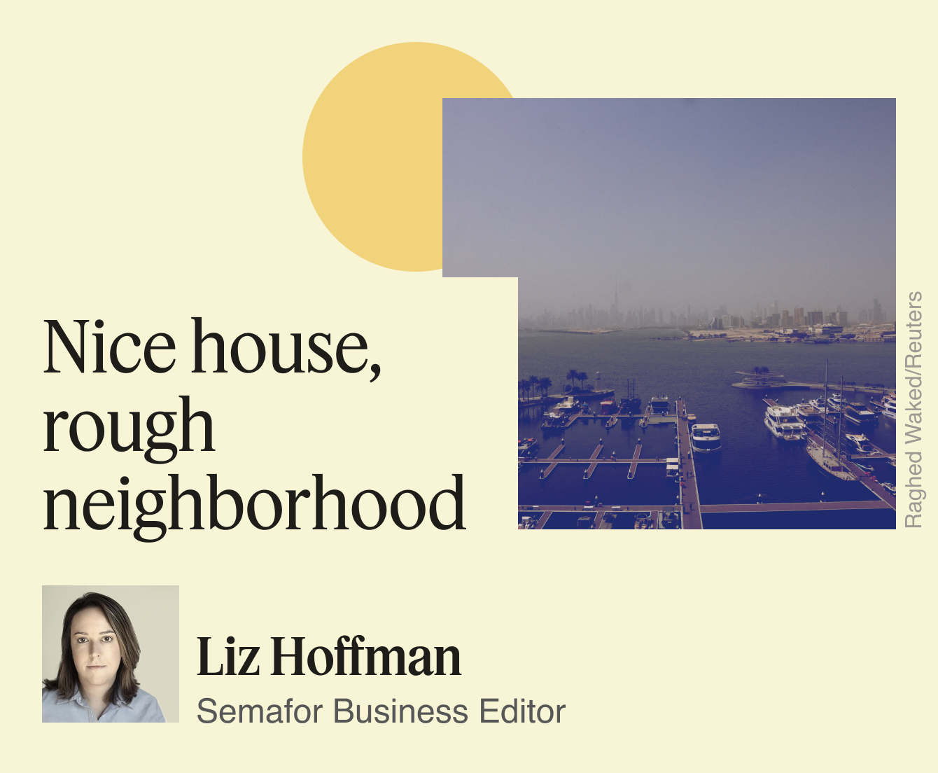 Nice house, rough neighborhood.