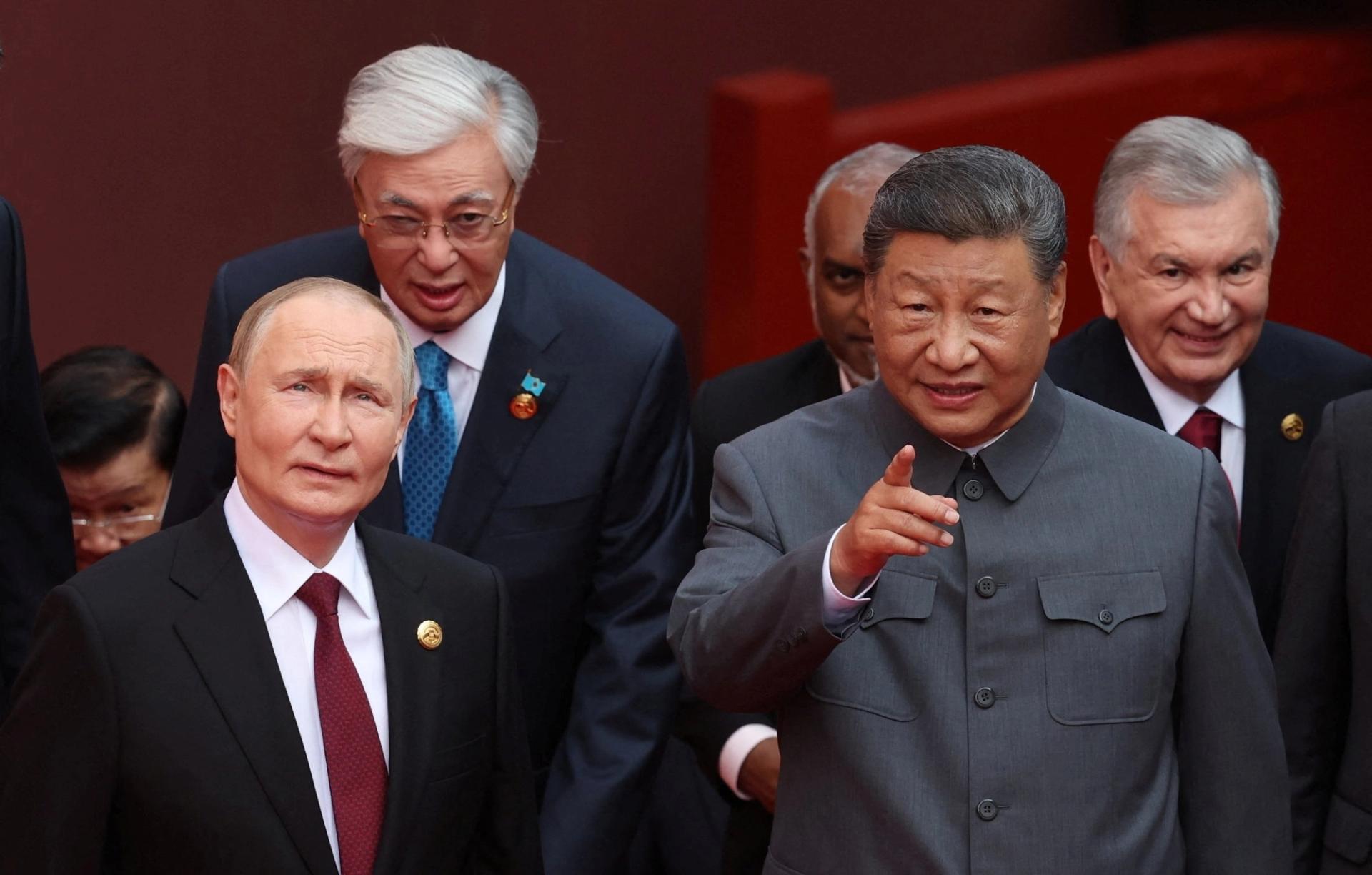 Russian President Vladimir Putin and Chinese President Xi Jinping.