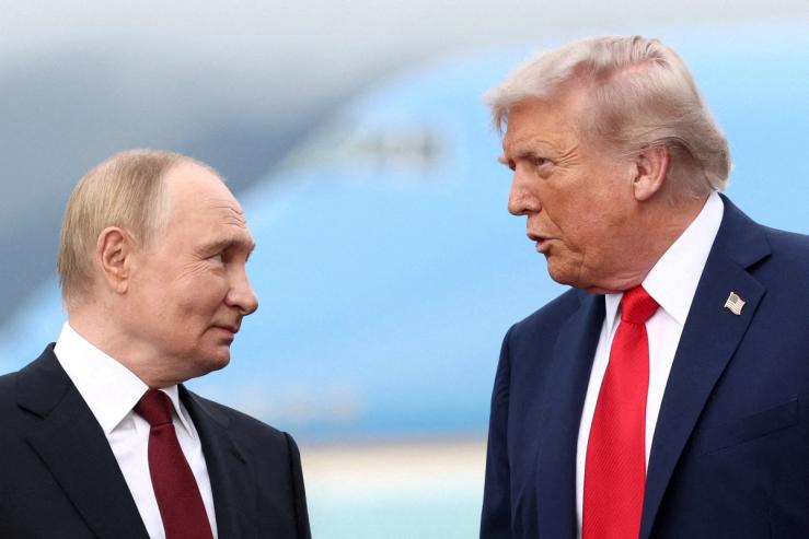 Russian President Vladimir Putin and US President Donald Trump