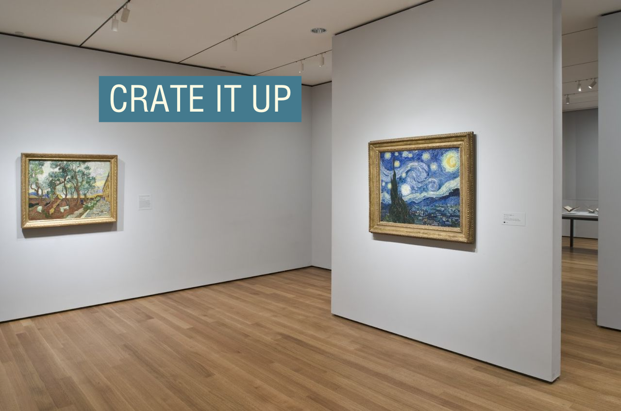  Photo of Vincent Van Gogh’s “Starry Night” on display in New York.