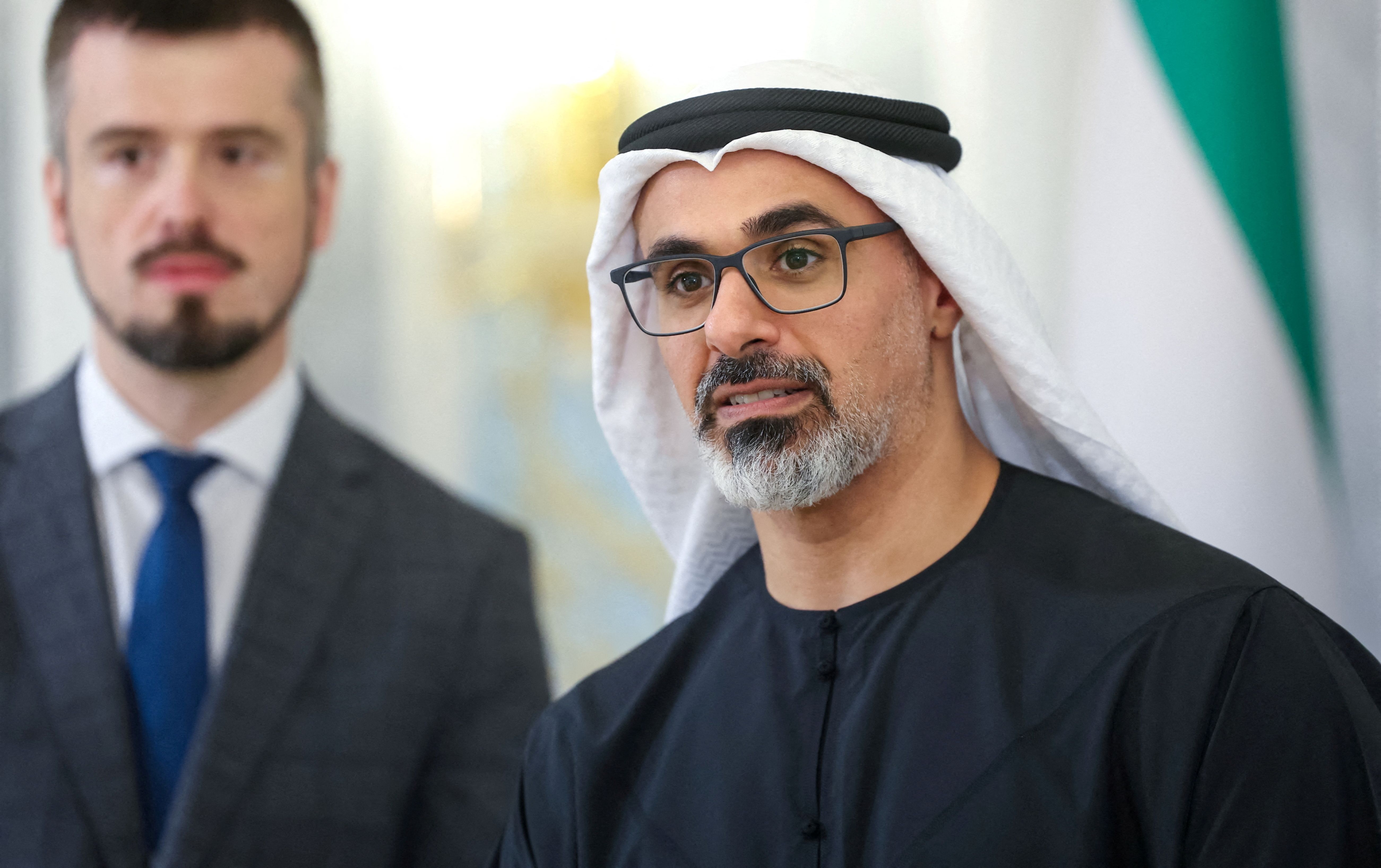 Crown Prince of Abu Dhabi and Chairman of the Abu Dhabi Executive Council Sheikh Khaled bin Mohamed bin Zayed Al Nahyan.
