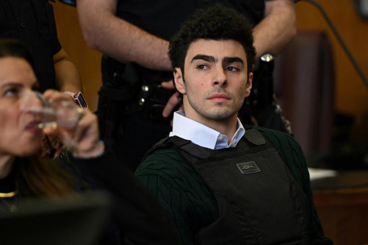 Luigi Mangione, the suspect in the killing of UnitedHealth Group chief executive Brian Thompson, appears in Manhattan Supreme Court on New York state murder and terrorism charges in New York City.
