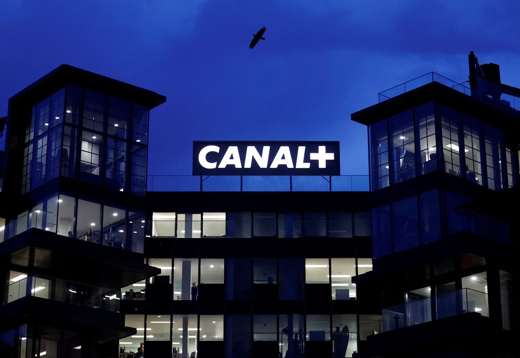 Canal+ headquarters in Paris. 