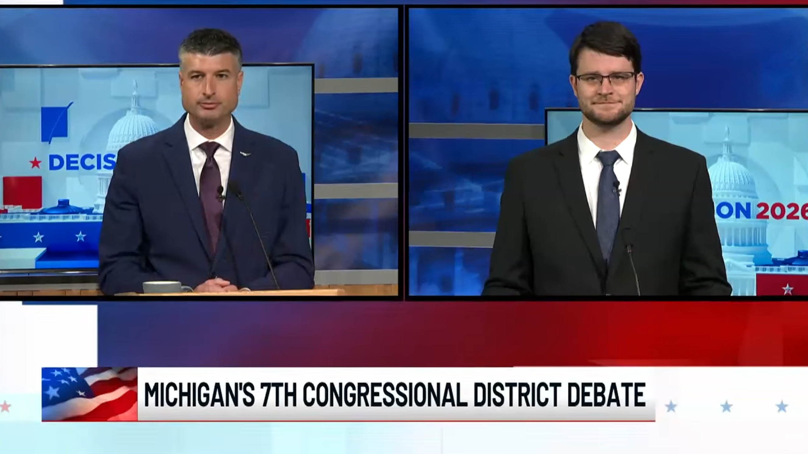 Screenshot of debate 