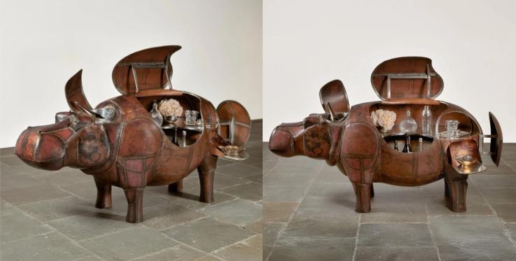 François-Xavier Lalanne’s “Hippopotame Bar” (1976).