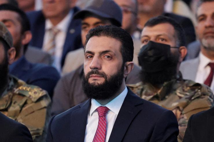 Syria’s leader Ahmed al-Sharaa.