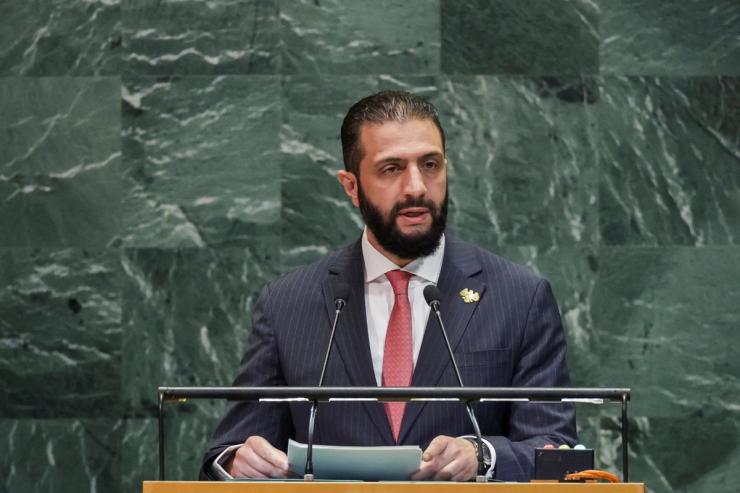 Syrian president Ahmed Al-Sharaa