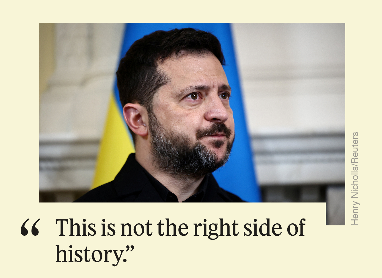 “This is not the right side of history.”