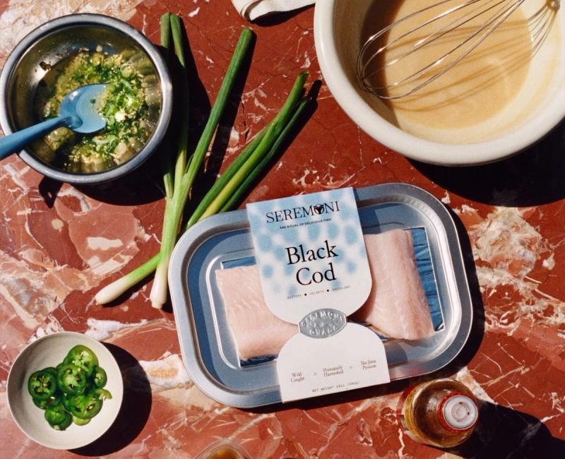 Black cod processed by the Poseidon robot and sold under Shinkei’s brand “Seremoni”.