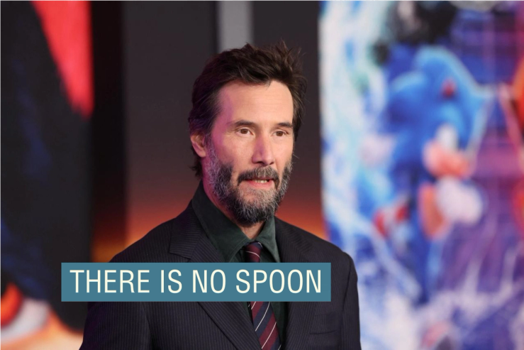 Cast member Keanu Reeves attends a premiere of the film Sonic the Hedgehog 3 at TCL Chinese theatre in Los Angeles, California.