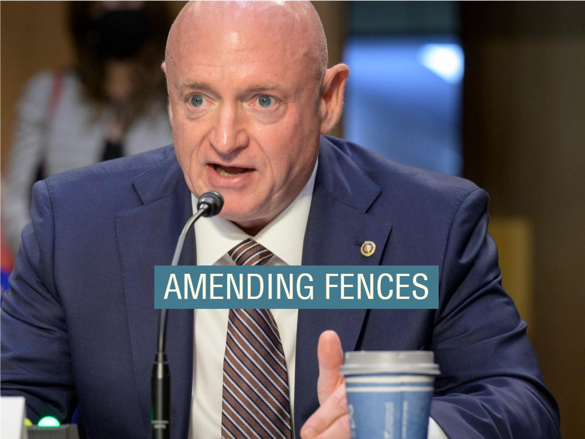 Arizona Senator Mark Kelly.