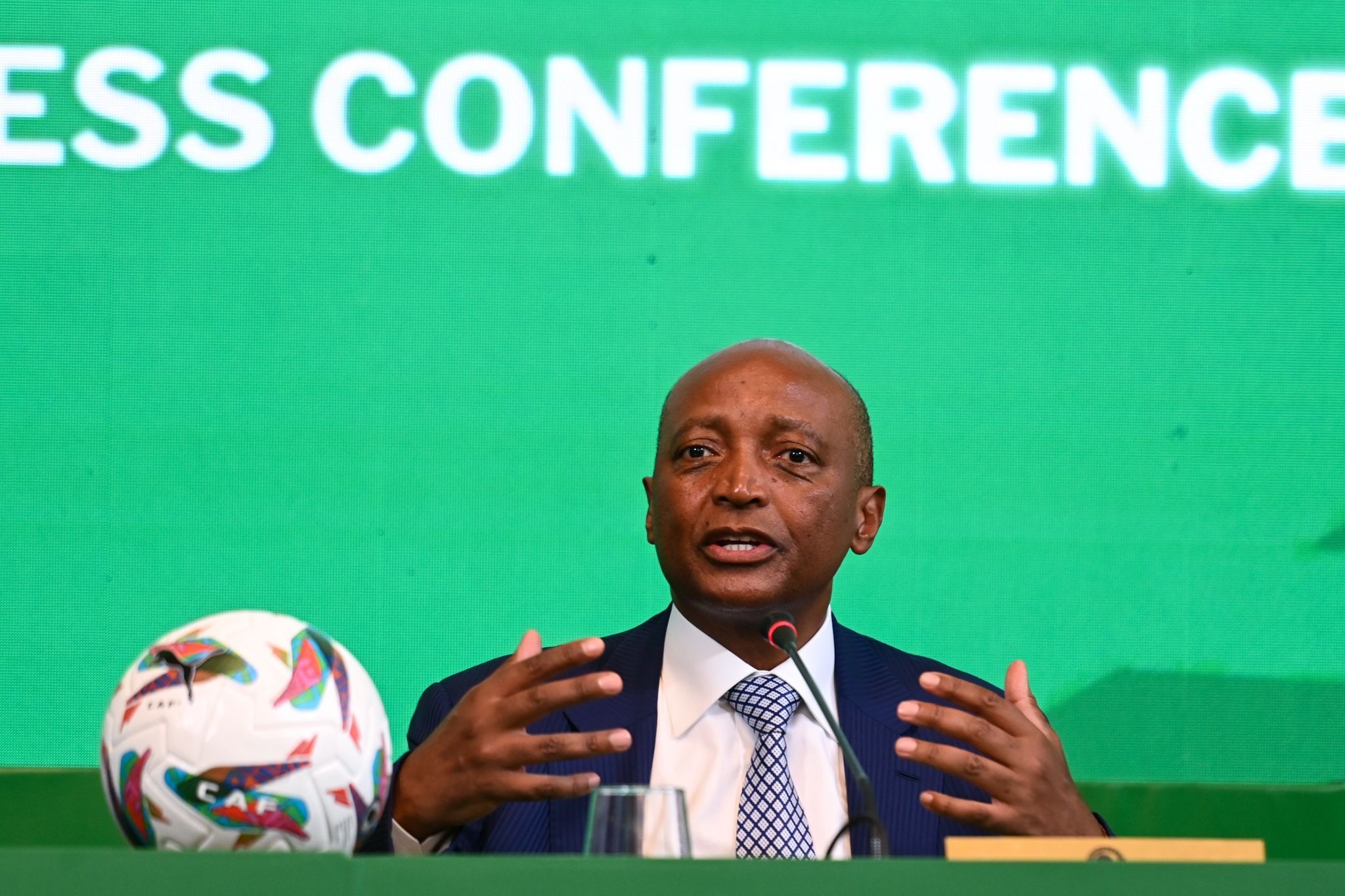 President of the Confederation of African Football Patrice Motsepe.