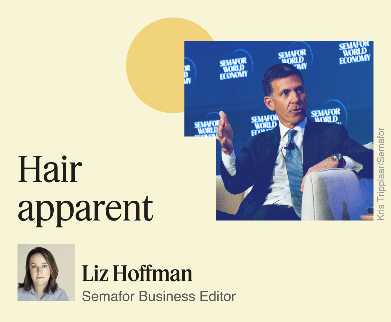 Hair apparent.