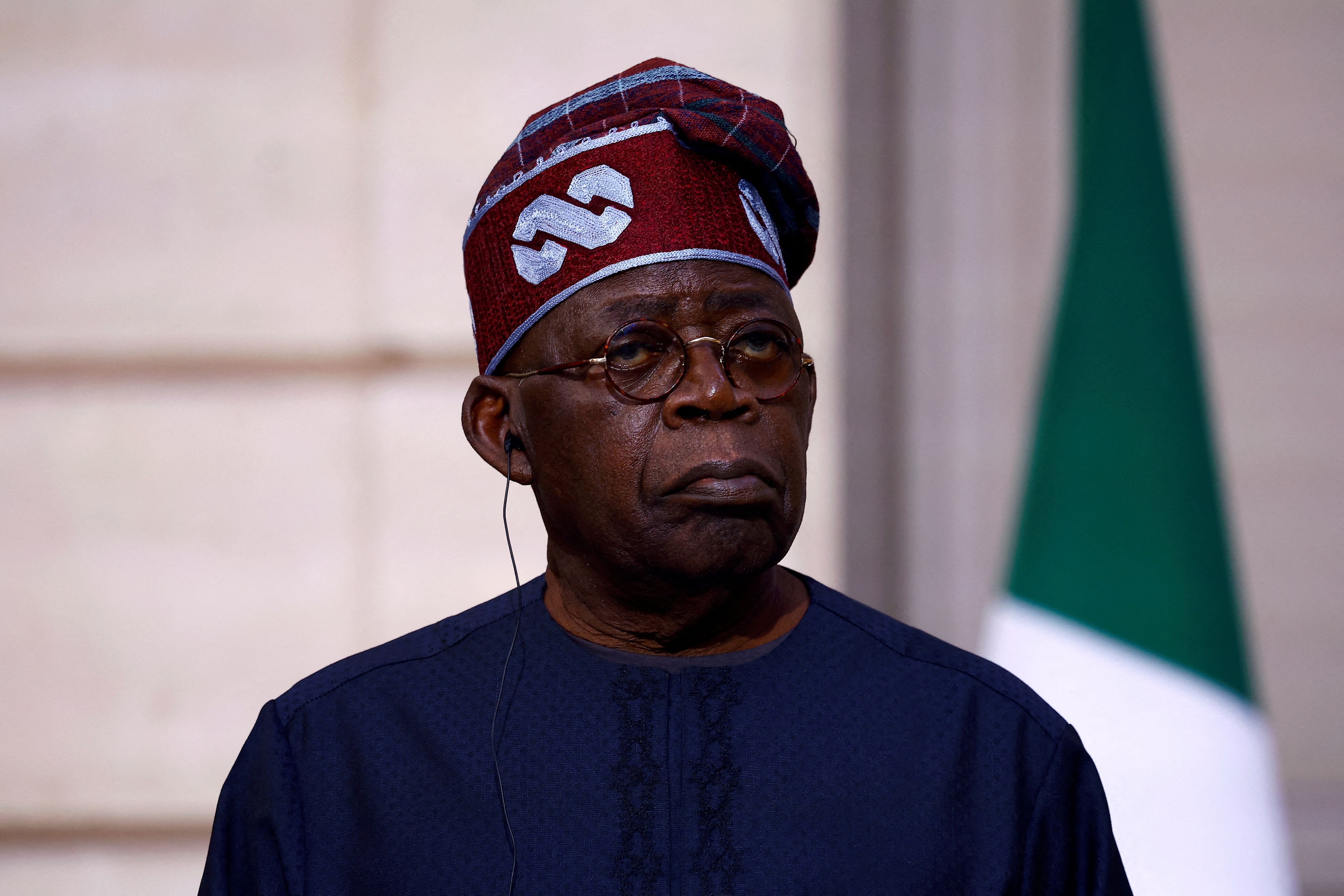  Nigerian President Bola Ahmed Tinubu