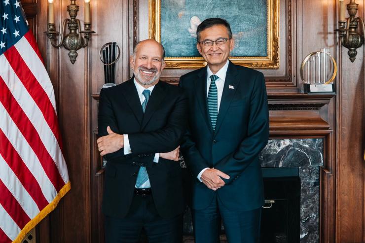 Howard Lutnick and Lip-Bu Tan.