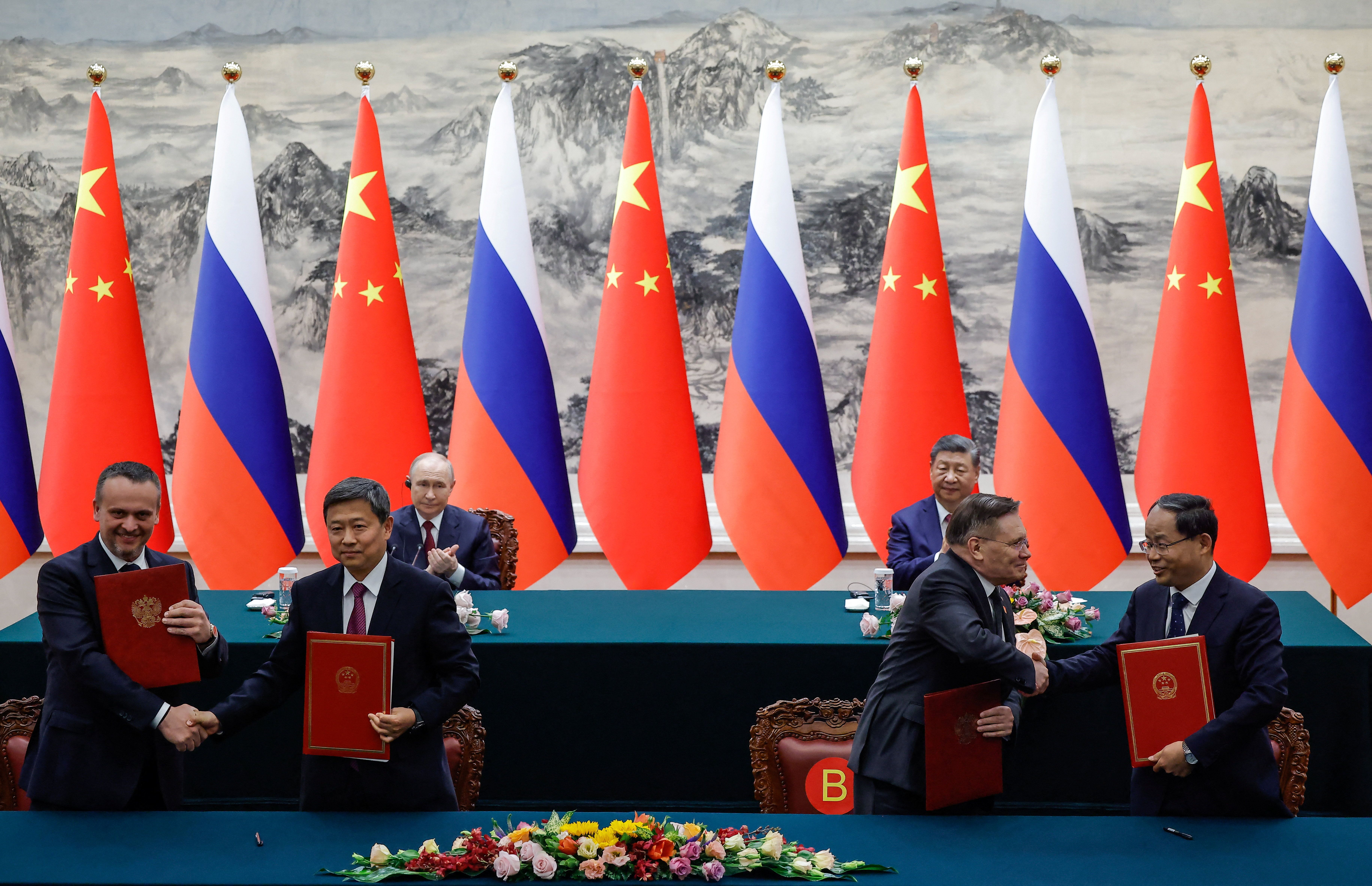 Putin and Xi.