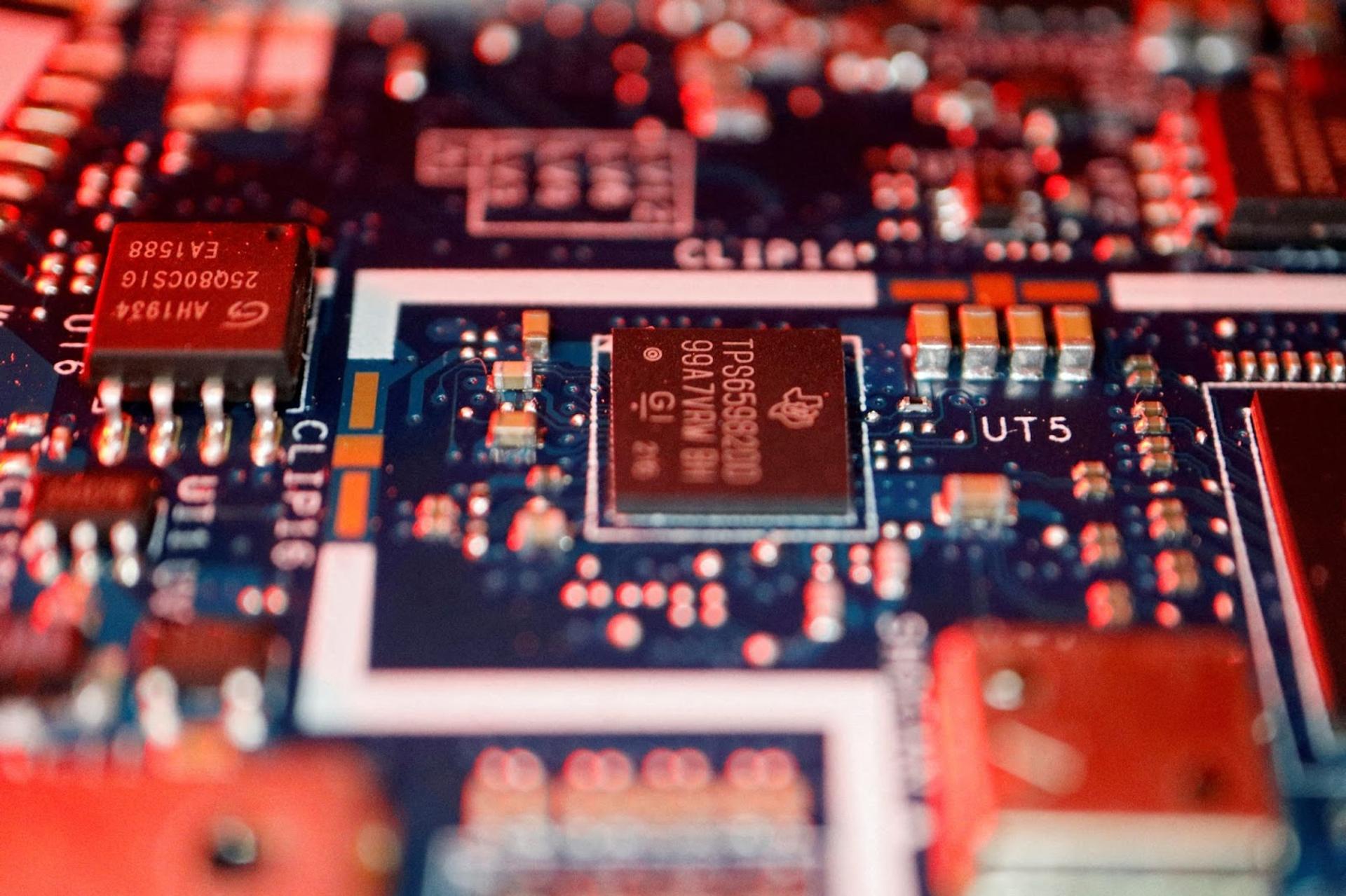 A semiconductor. 