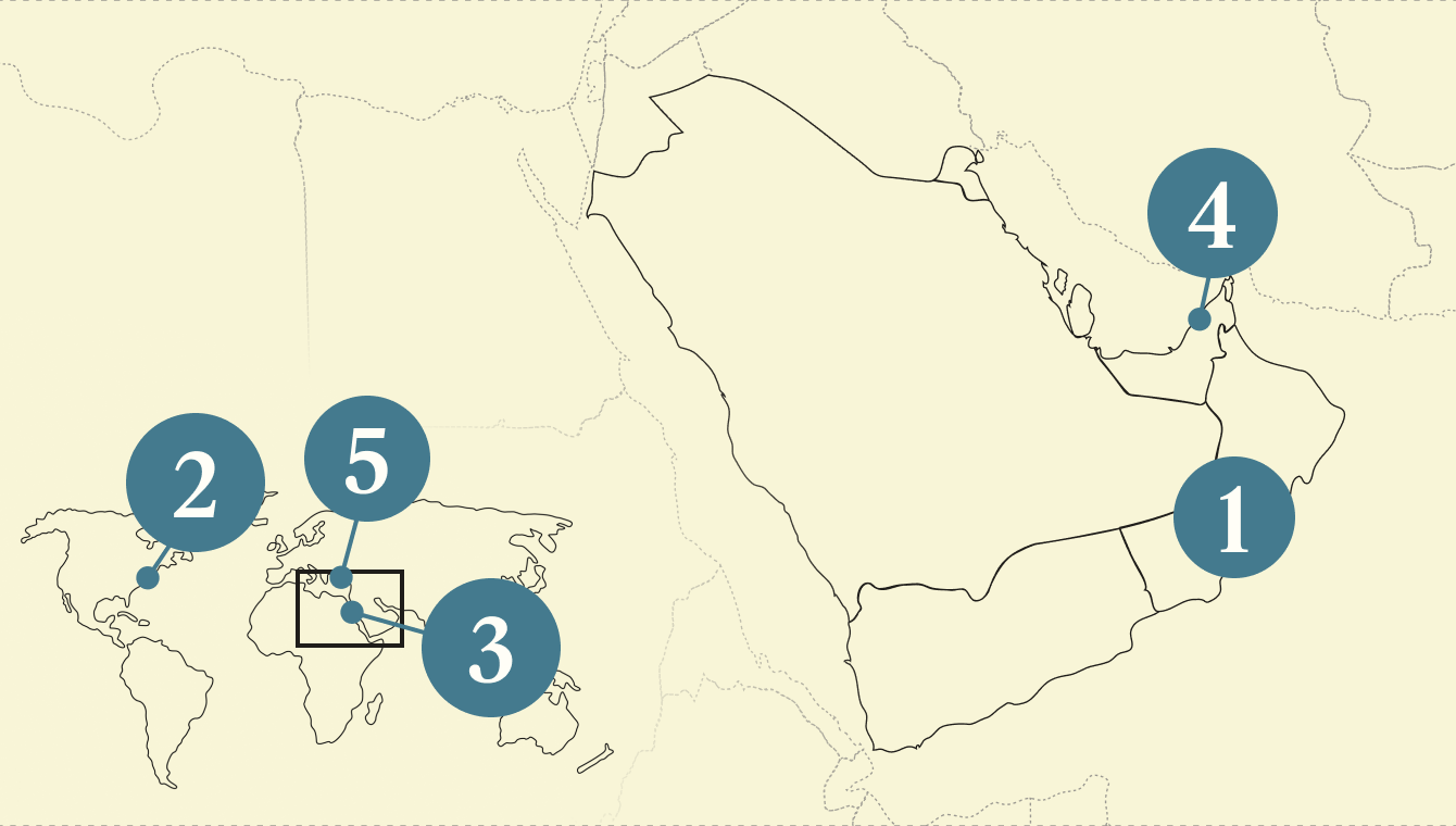Gulf map