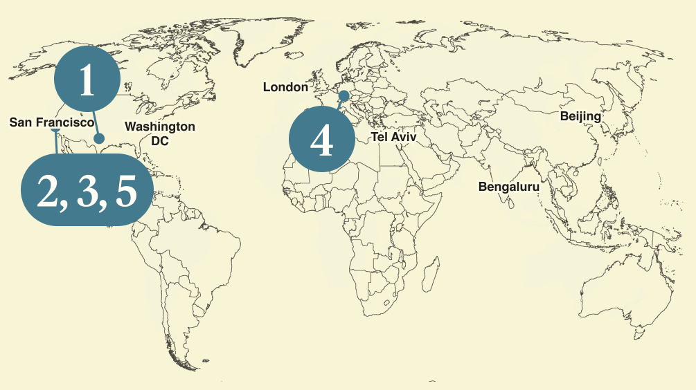A map of the world