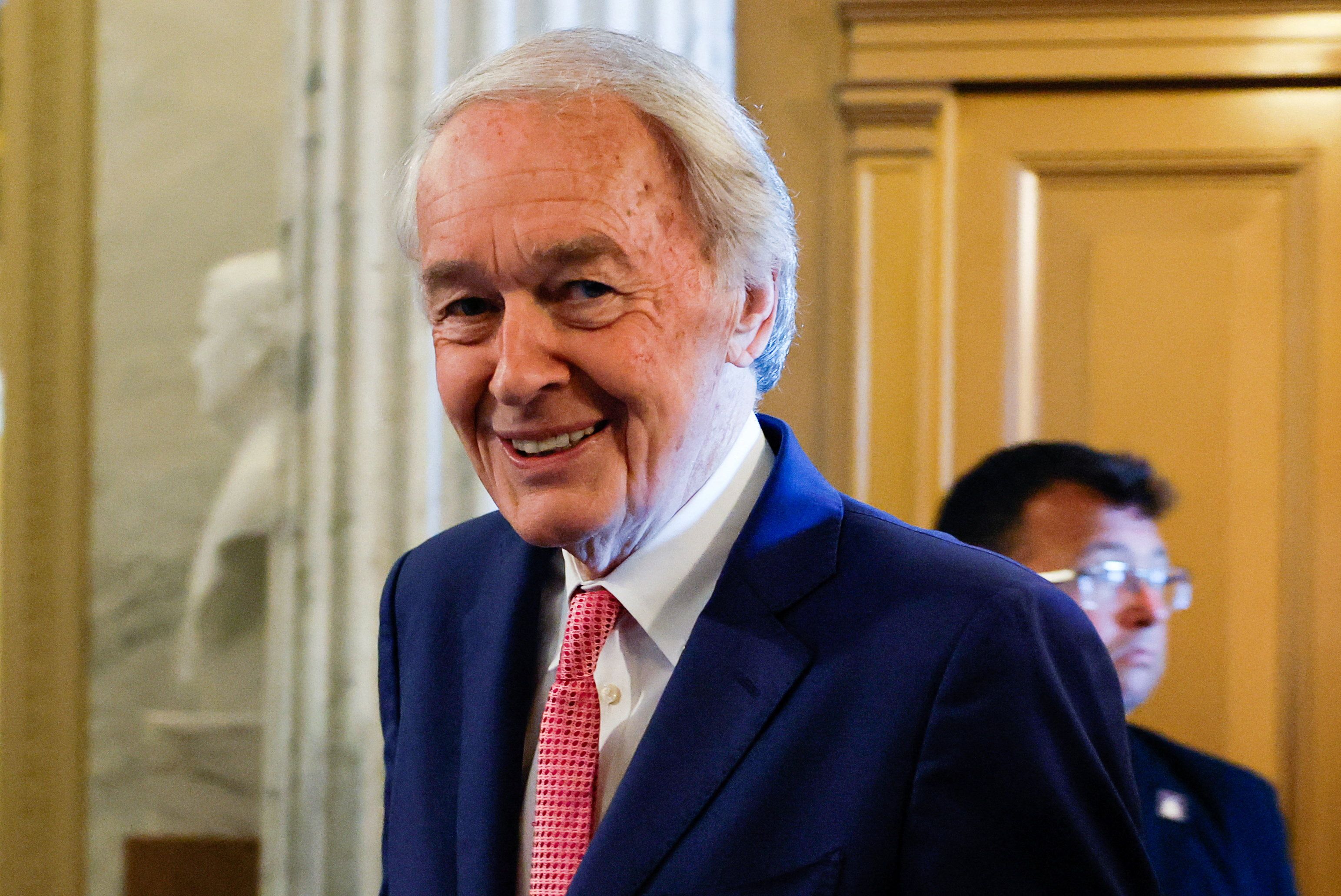 U.S. Senator Ed Markey (D-MA) walks, on the day of Senate votes, on Capitol Hill in Washington, D.C., U.S.,