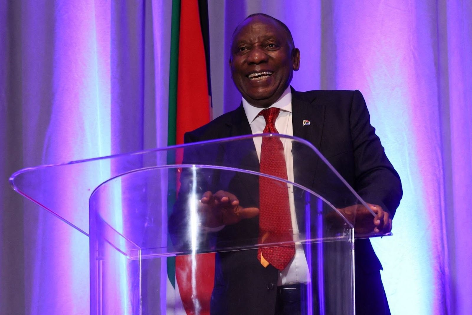 South African President Cyril Ramaphosa. 