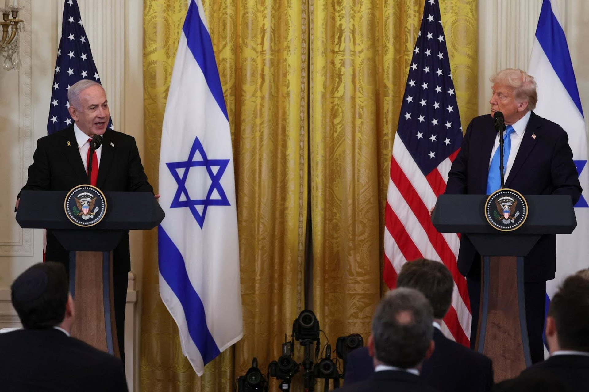 Benjamin Netanyahu and Donald Trump