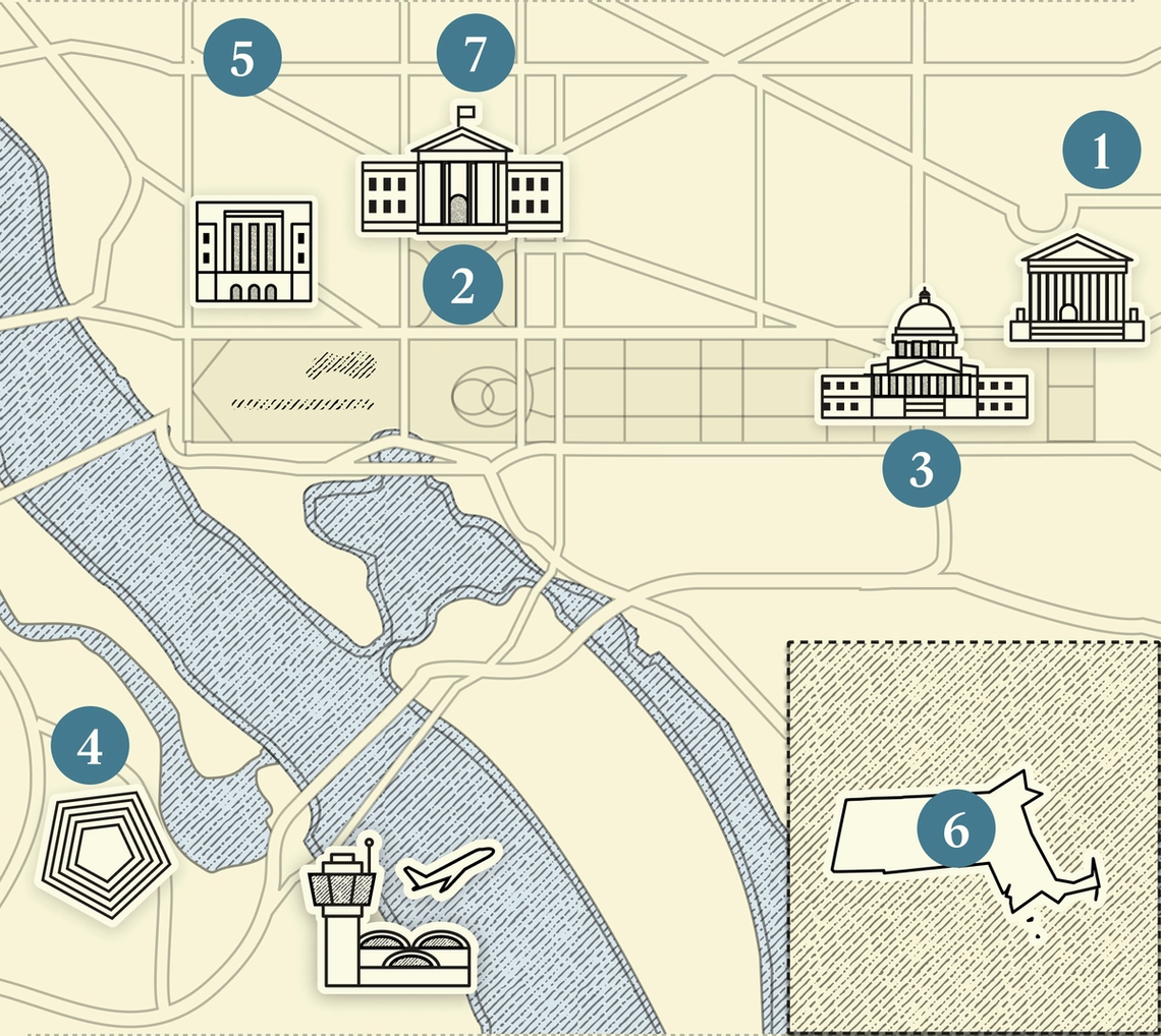 A map of DC.