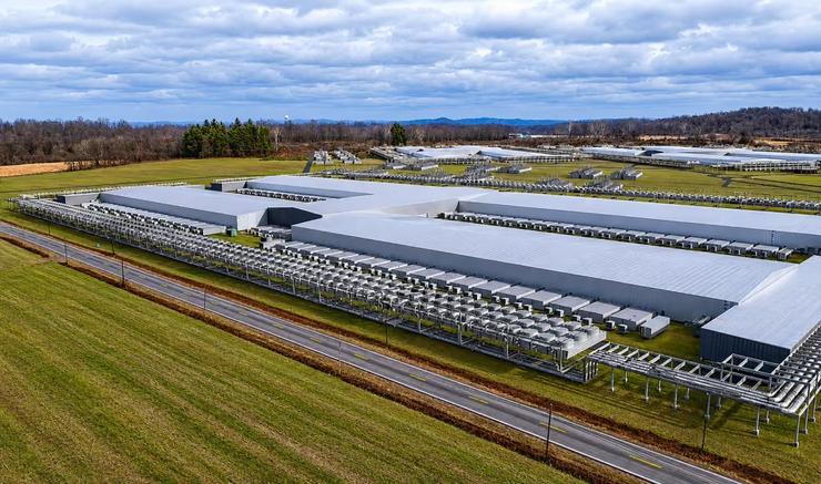 Nscale’s Monarch data center site.