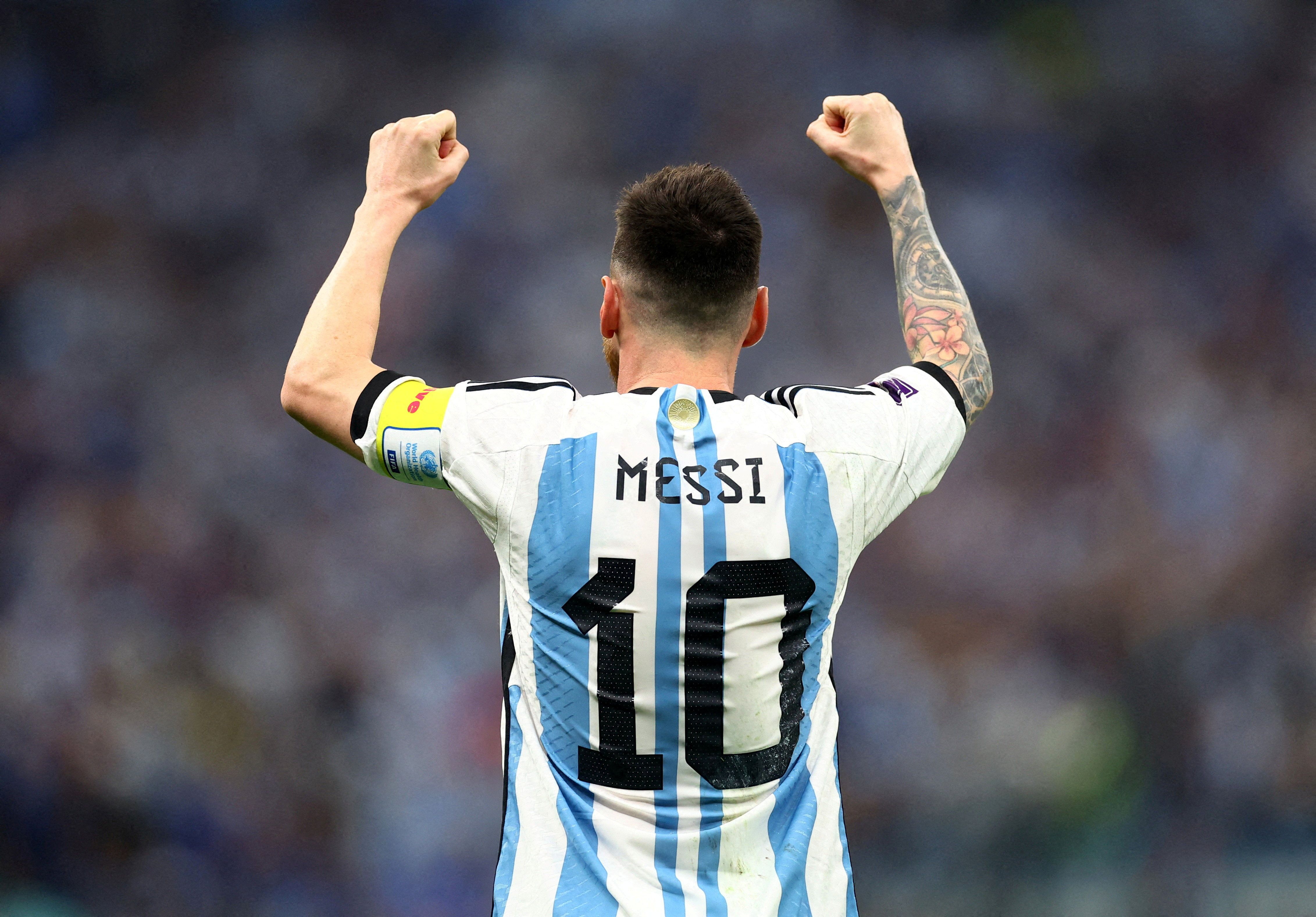 Lionel Messi at the 2022 world cup