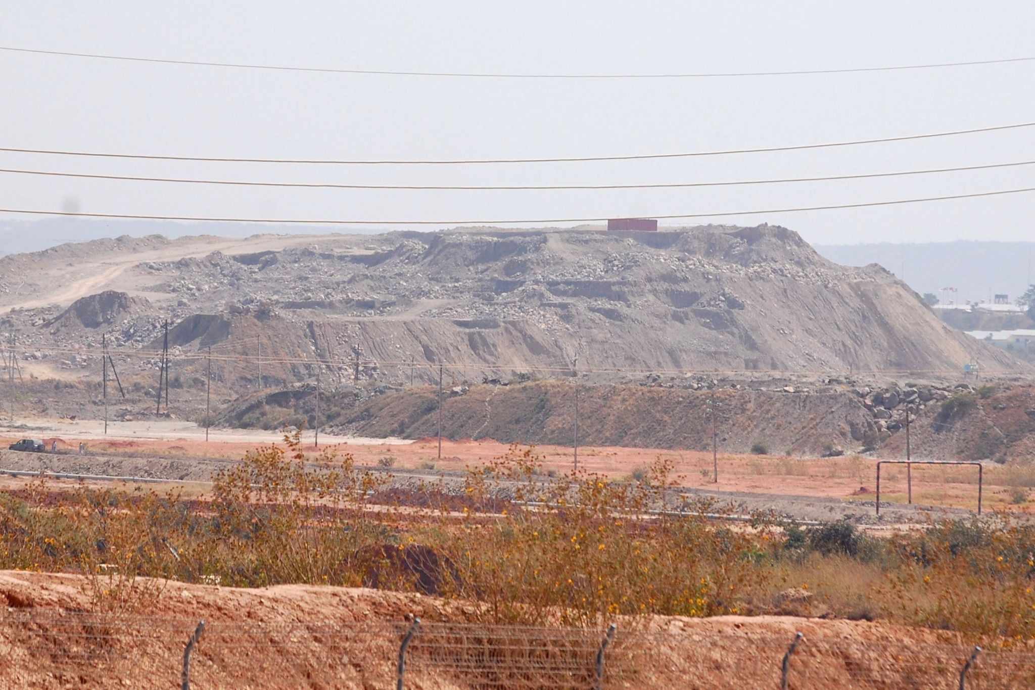 A copper and cobalt mine run by Sicomines is seen in Kolwezi, DR Congo.